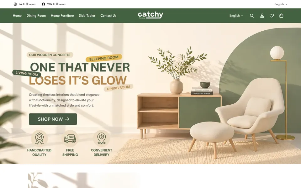 Catchy Furniture: متجر على Shopify